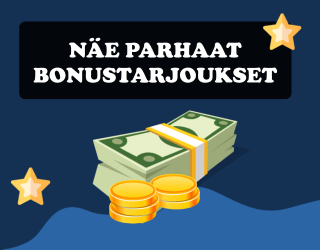 Näe kasinoiden tarjoamat bonustarjoukset